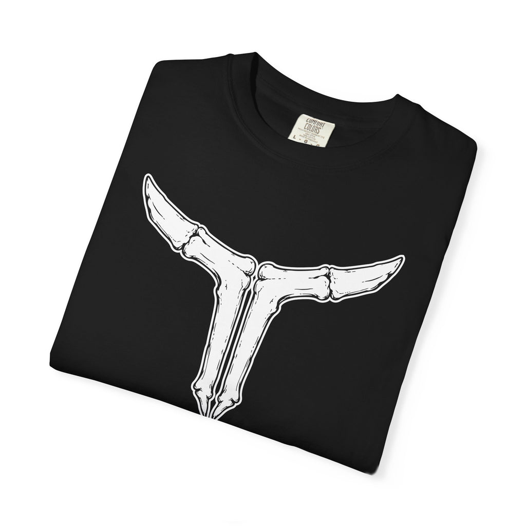 Longhorn Skull T-Shirt — Western Cow Skull Graphic Tee