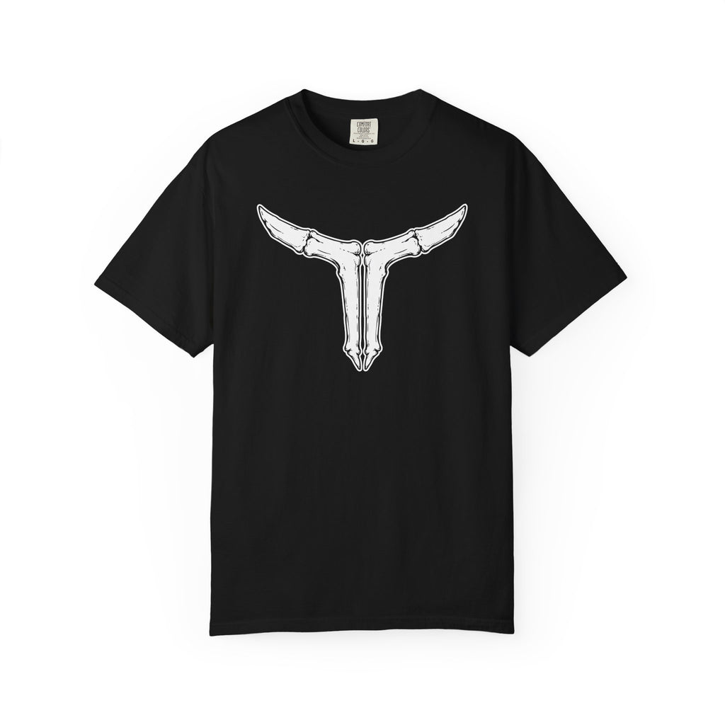 Longhorn Skull T-Shirt — Western Cow Skull Graphic Tee