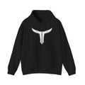 Longhorn Skull Hoodie – Western Cowboy Graphic Sweatshirt